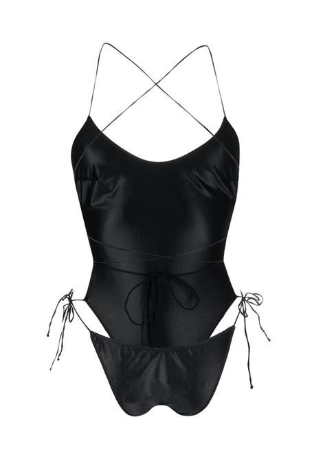 Costume intero con laccetti maillot in nero - donna OSÉREE | WSF224BLK