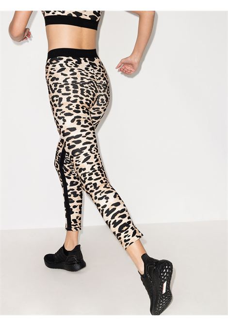 Multicolour leopard print stretch-fit leggings - women  PACO RABANNE | 21PJPA001VI0200208