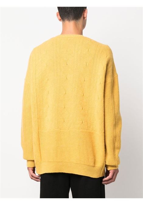 Yellow embroidered sweater - men RAF SIMONS | 222855520000015