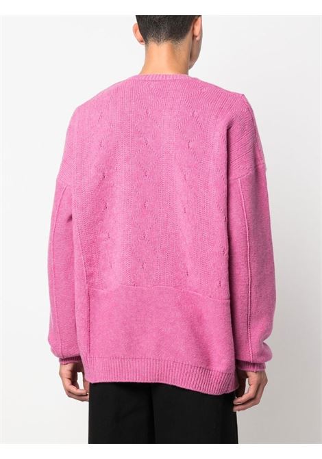 Pink embroidered sweater - men RAF SIMONS | 222855520000059