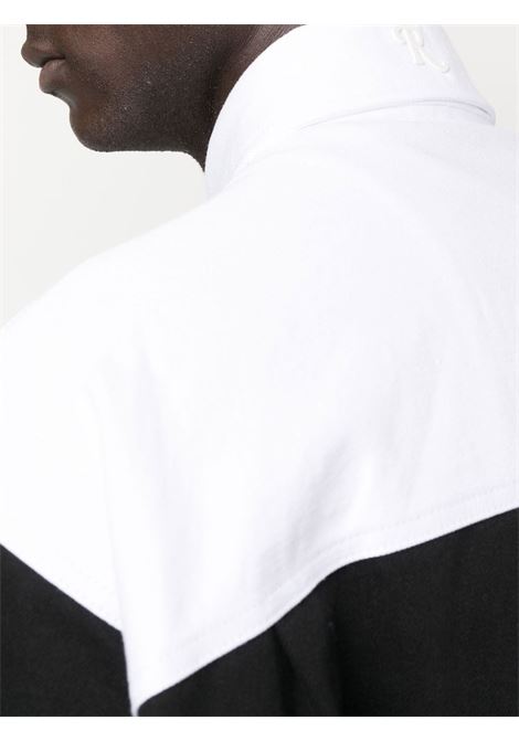 Black and white logo patch shirt - men  RAF SIMONS | 222M244100329910