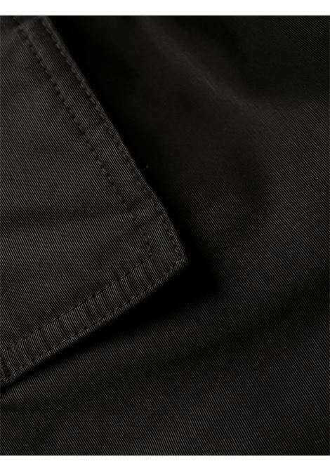Black oversized parka jacket-women RICK OWENS DRKSHDW | DS02B4900MU09