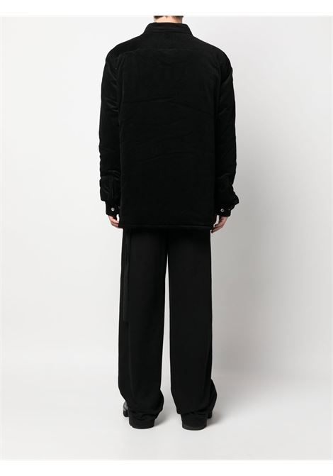 Black patch-pocket corduroy shirt jacket RICK OWENS DRKSHDW | DU02B4755VS09