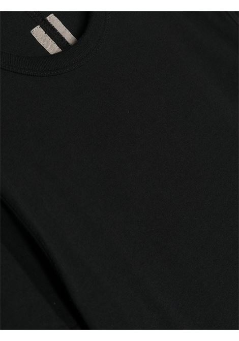 T-shirt a girocollo in nero - bambino RICK OWENS KIDS | BG02B5265JA09