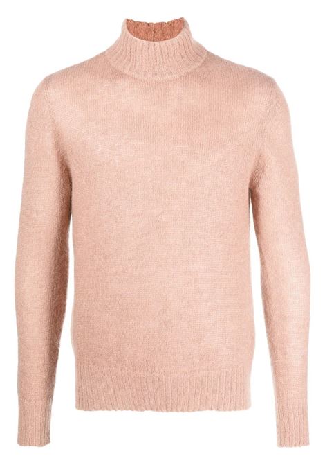 Maglione a collo alto in rosa - uomo TAGLIATORE | LUKEPWI2205ROSA