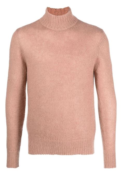 Maglione a collo alto in rosa - uomo TAGLIATORE | LUKEPWI2205ROSA