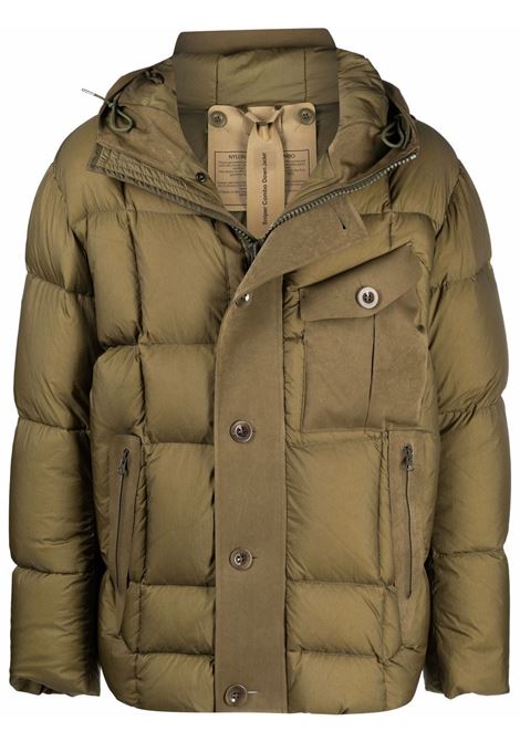 Beige hooded padded jacket-men TEN C | 21CTCUC03121903