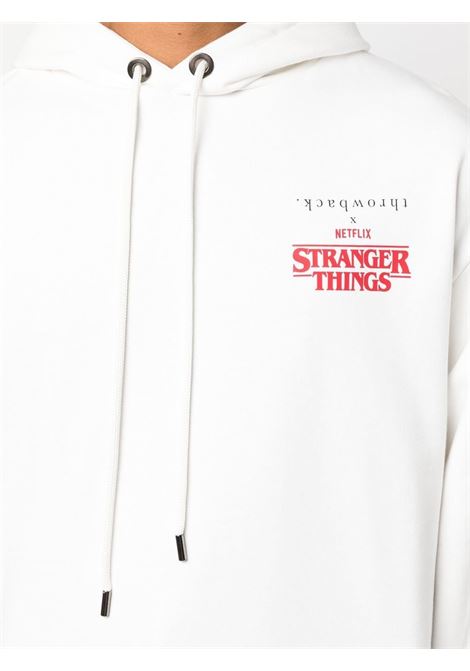 White printed sweater - men THROWBACK | TNSSTRANGERWHT