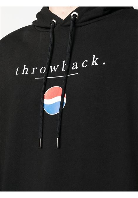 Black pepsi hooded sweatshirt - men  THROWBACK | TPSSPHEREBLK