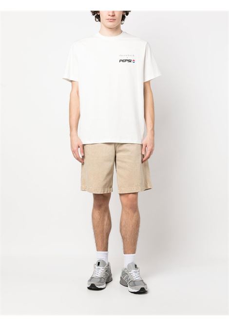 T-shirt con logo pepsi in bianco - uomo THROWBACK | TPTLOGOWHT