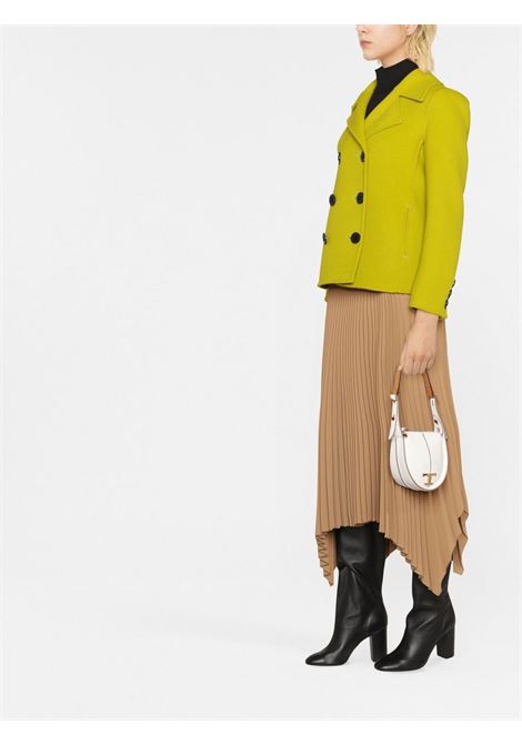 Yellow double-breasted coat - women TORY BURCH | 143215304