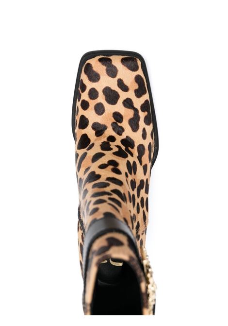 Leopard printed boots-women VERSACE JEANS COUTURE | 73VA3S01ZP126Y4V