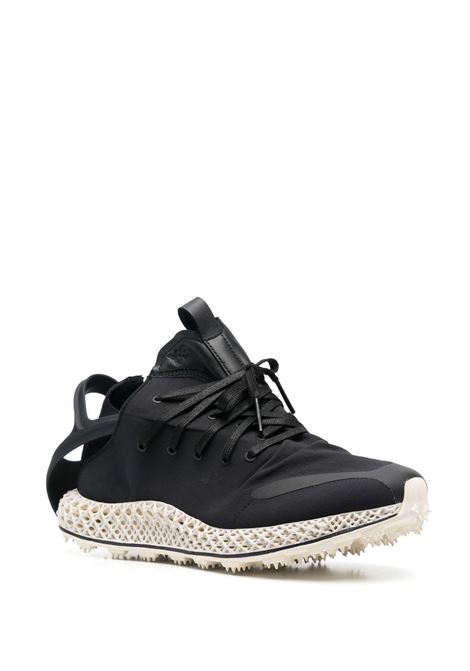 Black y-3 runner 4d exo sneakers - men Y-3 | HQ5972LRJ34BLK