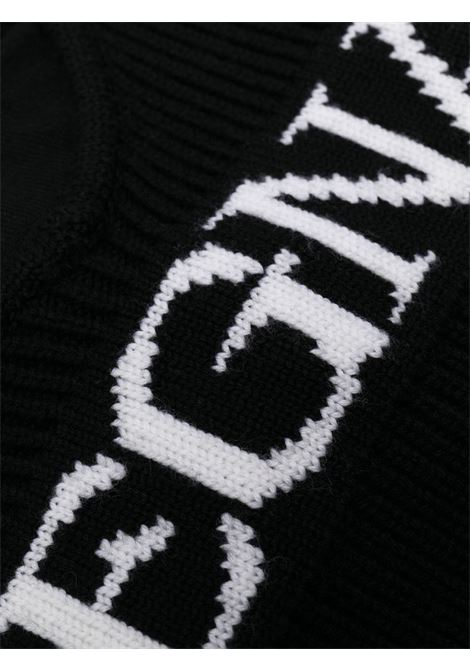 Black intarsia-logo knit balaclava - men ZEGNA | Z4I62HESCB46BK1