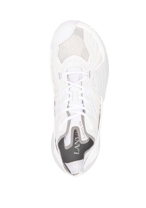 Sneakers con pannelli in colore bianco-uomo LANVIN | FMSKIK00MEFRE2200