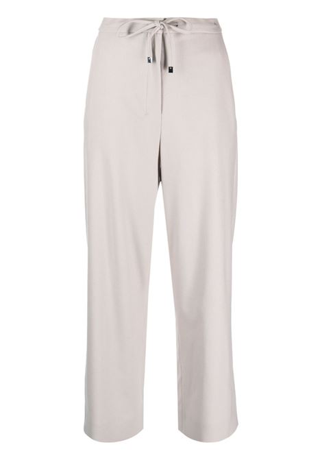 White floria tied-waist straight-leg trousers - women  'S MAXMARA | 2391360133600022