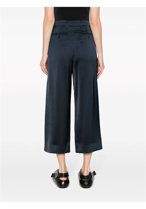 Blue Monza cropped trousers - women  'S MAXMARA | 2391360539600005