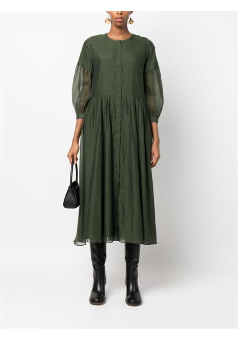 Green peonia dress - women  'S MAXMARA | 2392262239600036