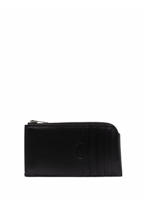 Black logo zip-up wallet - unisex ACNE STUDIOS | CG0166900