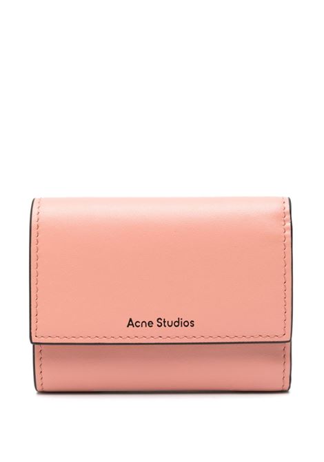 Portafoglio con logo stampato in rosa - unisex ACNE STUDIOS | CG0221AD2
