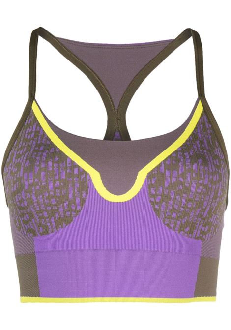 Purple, green and yellow TrueStrength seamless yoga sports bra - women ADIDAS BY STELLA MC CARTNEY | HY1128LLC