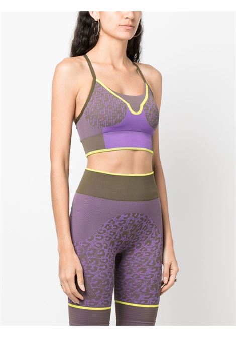 Purple, green and yellow TrueStrength seamless yoga sports bra - women ADIDAS BY STELLA MC CARTNEY | HY1128LLC