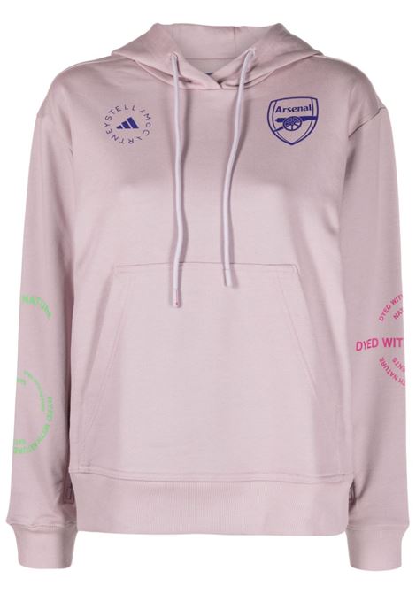 Pink logo-print sweatshirt - women ADIDAS BY STELLA MC CARTNEY | IA1501PNK