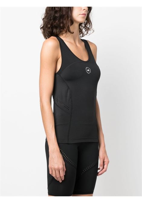 Black logo-print sleeveless tank top - women ADIDAS BY STELLA MC CARTNEY | IB5532BLK