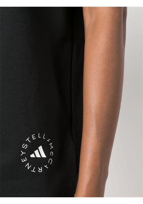 T-shirt con stampa in nero - donna ADIDAS BY STELLA MC CARTNEY | IB6854BLK