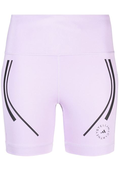 Shorts da ciclismo TruePace con dettaglio a righe in lilla - donna