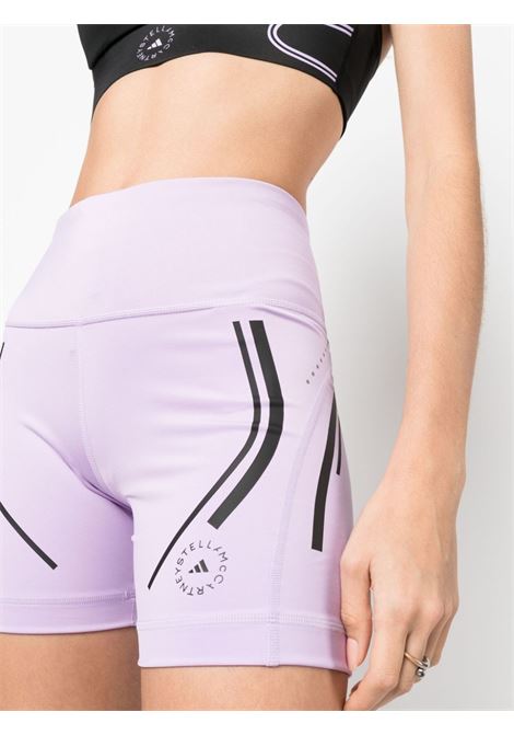 Shorts da ciclismo TruePace con dettaglio a righe in lilla - donna ADIDAS BY STELLA MC CARTNEY | IN1852PNK