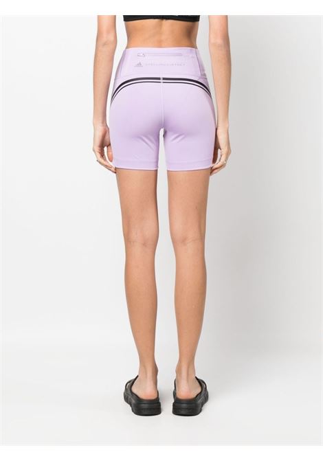 Shorts da ciclismo TruePace con dettaglio a righe in lilla - donna ADIDAS BY STELLA MC CARTNEY | IN1852PNK