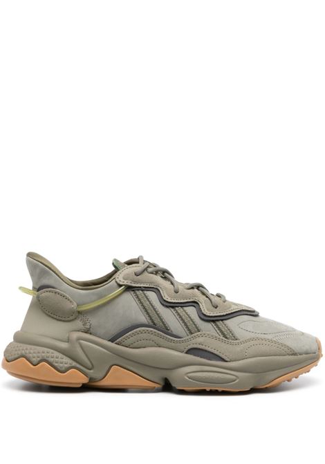 Grey and green Ozweego sneakers - men ADIDAS | EE6461GRY