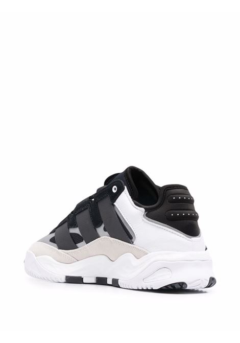Black and white Niteball low-top sneakers - men ADIDAS | H67360BLKWHT