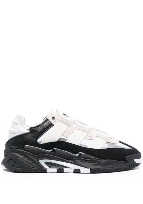 Sneakers Niteball in bianco e nero - uomo ADIDAS | H67366WHTBLK