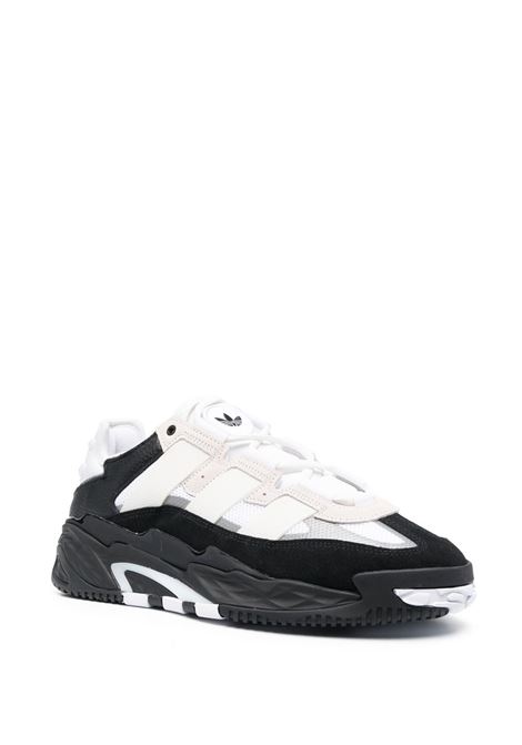 White and black Niteball lace-up sneakers - men ADIDAS | H67366WHTBLK