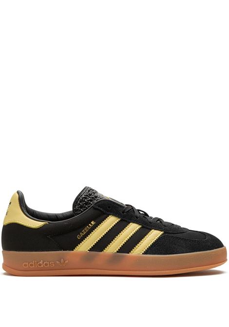 Black and yellow Gazelle Indoor Black sneakers - men ADIDAS | IG4999BLKYLLW