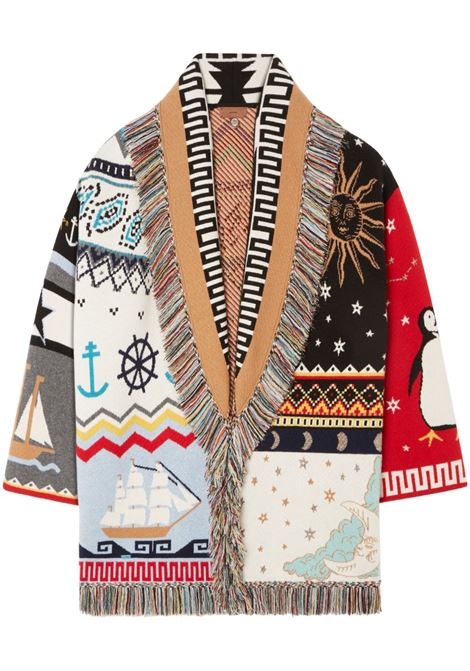 Multicolored Mysteries patchwork cardigan - women  ALANUI | LWHB064F23KNI0228484