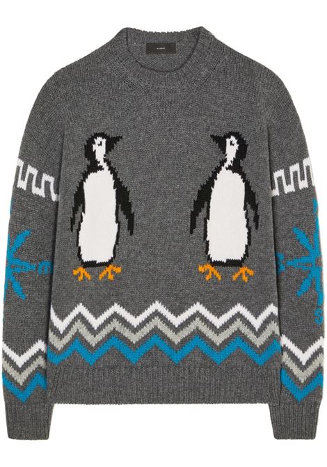 Multicolored For the Love of Penguin jumper - women  ALANUI | LWHE056F23KNI0010984