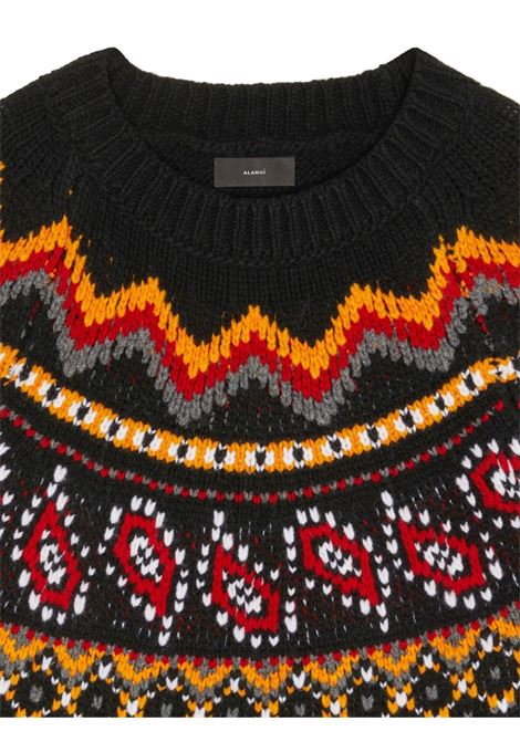 Multicolored Antarctic Circle intarsia-knit jumper - women  ALANUI | LWHE061F23KNI0011084