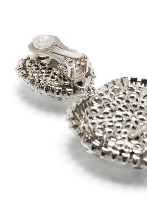 Silver crystal-embellished earrings - women ALESSANDRA RICH | FABA2991J004001