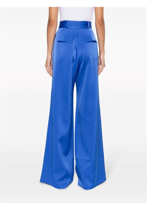 Blue belted palazzo trousers -women  ALEX PERRY | P071BLBLL