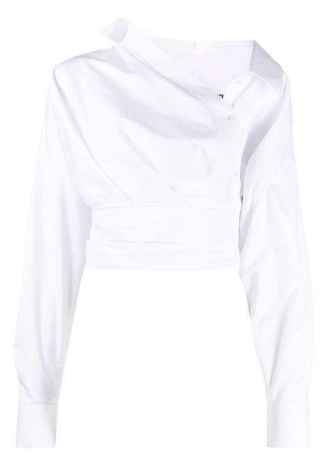 White wrap shirt - women ALEXANDER WANG | 1WC3231837100