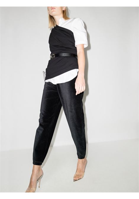 Pantaloni sportivi con logo in nero - donna ALEXANDER WANG | 4CC1204024001