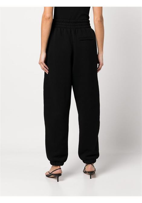 Pantaloni sportivi con logo in nero - donna ALEXANDER WANG | 4CC3224348001