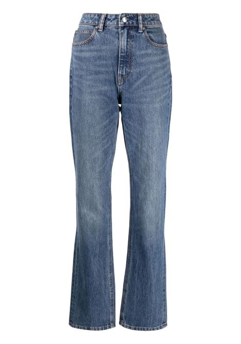 Jeans slim a vita alta in blu - donna ALEXANDER WANG | Jeans | 4DC3234176473