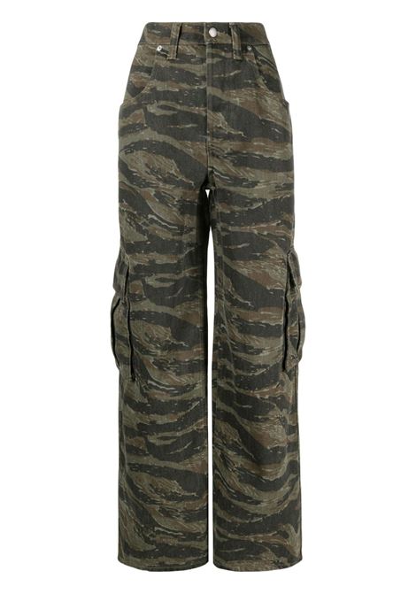 Cargo con stampa camouflage multicolore - donna ALEXANDER WANG | Jeans | 4DC4234115240