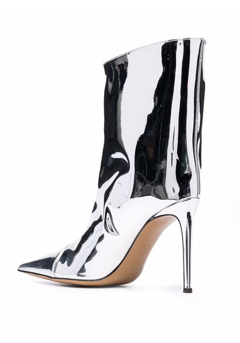 Silver pointed-toe 105mm ankle boots - women ALEXANDRE VAUTHIER | AVI1700006