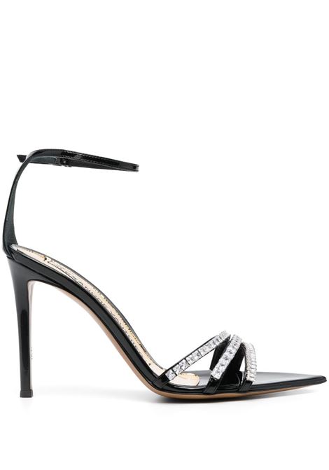 Sandali con cristalli in nero - donna ALEXANDRE VAUTHIER | AVI3001001