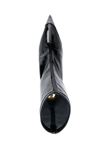 Black 105mm crystal-embellished boots - women ALEXANDRE VAUTHIER | AVI3701001